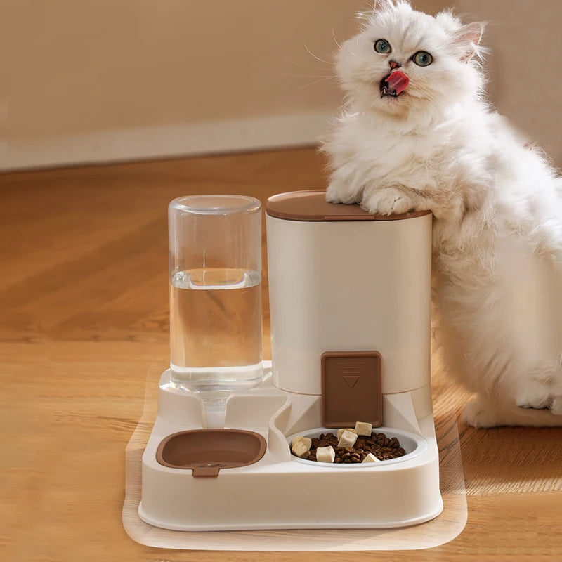 Large Capacity Automatic Cat Dispenser – Dry & Wet Separation Feeder
