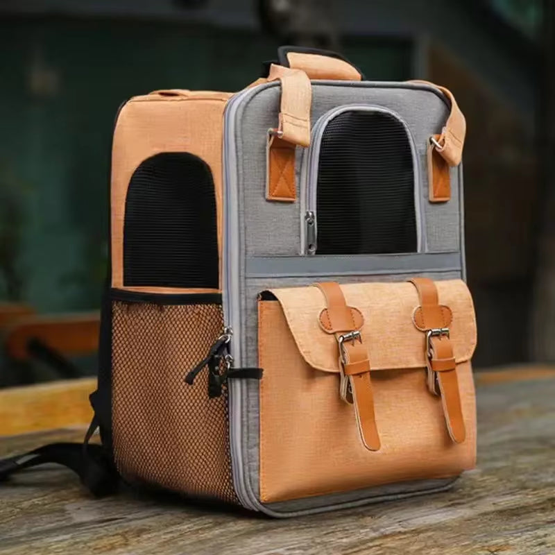 Ultimate Pet Backpack for Dogs and Cats - Spacious Travel Carrier Bag for Adventurous Pets