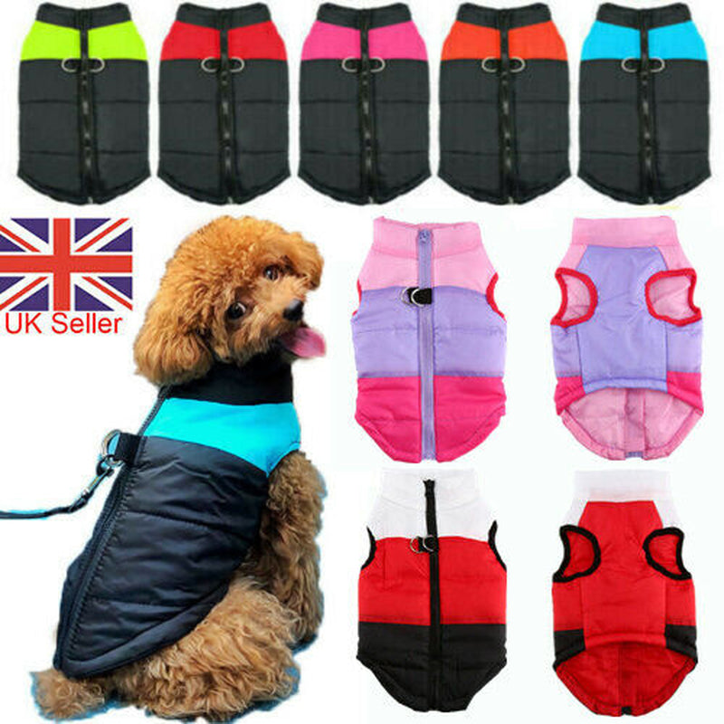 Waterproof Winter Dog Coat – Warm Outdoor Jacket Vest for Puppies & Small Dogs