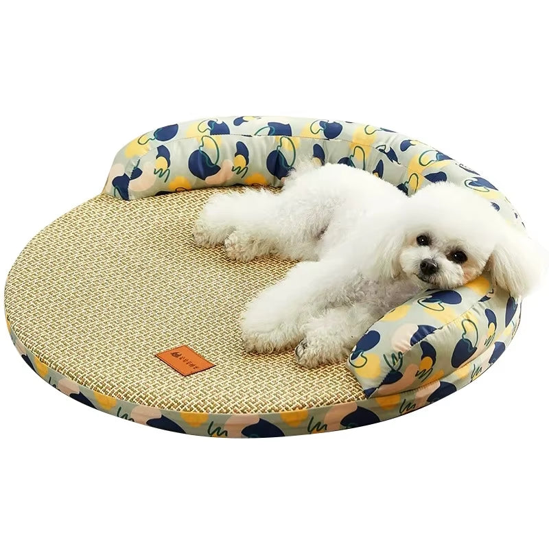 Cooling Summer Dog Bed – Breathable & Washable Sleeping Mat for Small & Medium Dogs