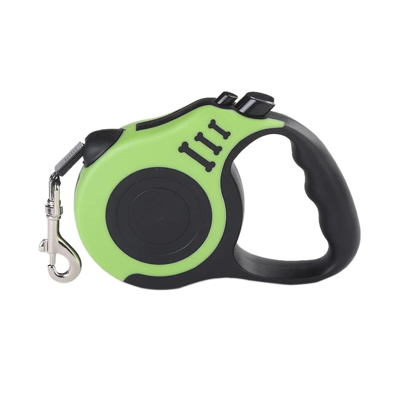 Retractable Dog Leash – Durable Nylon Lead for Small Dogs, Puppy Walking & Travel (3M/5M)