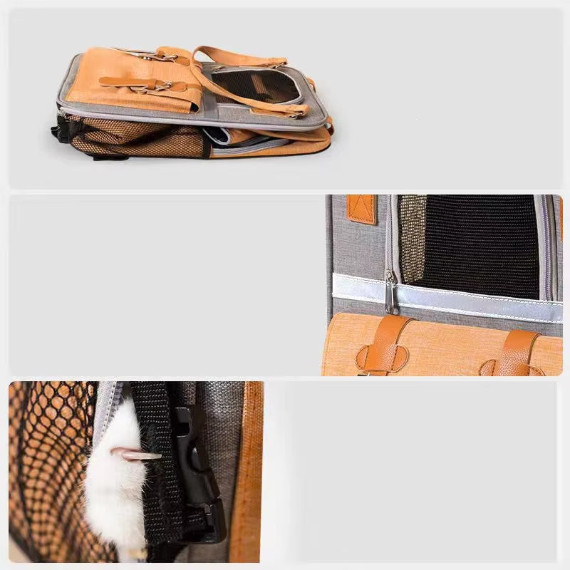 Ultimate Pet Backpack for Dogs and Cats - Spacious Travel Carrier Bag for Adventurous Pets