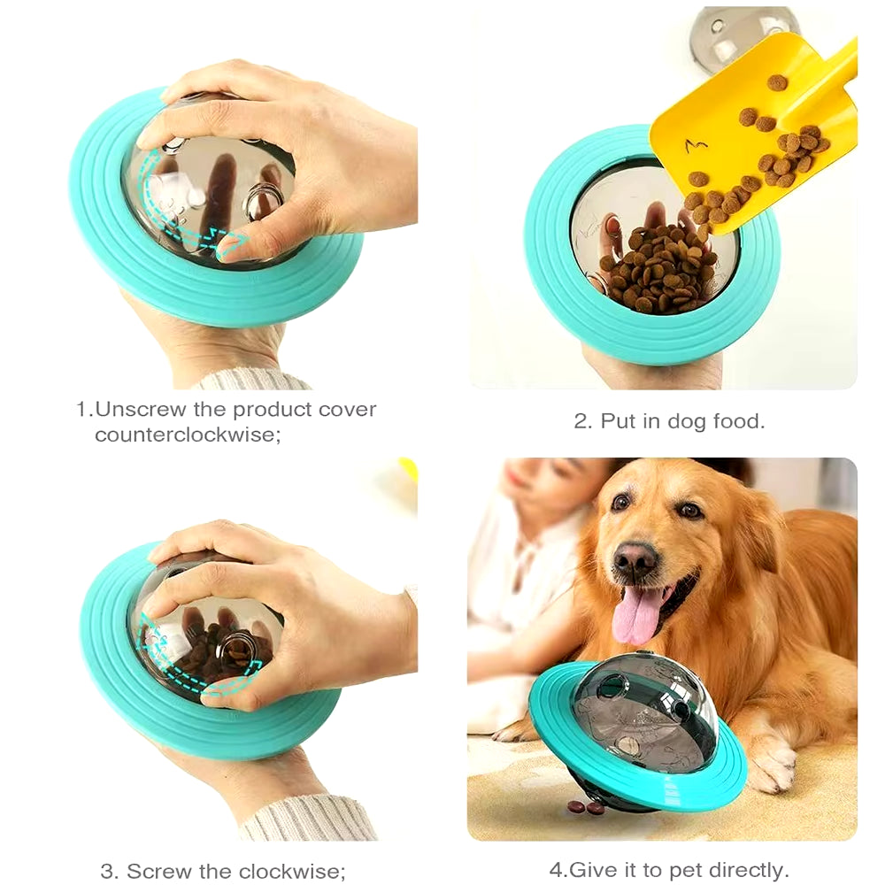 Interactive Tumbler Treat Ball – Puzzle Feeder Toy for Dogs & Cats