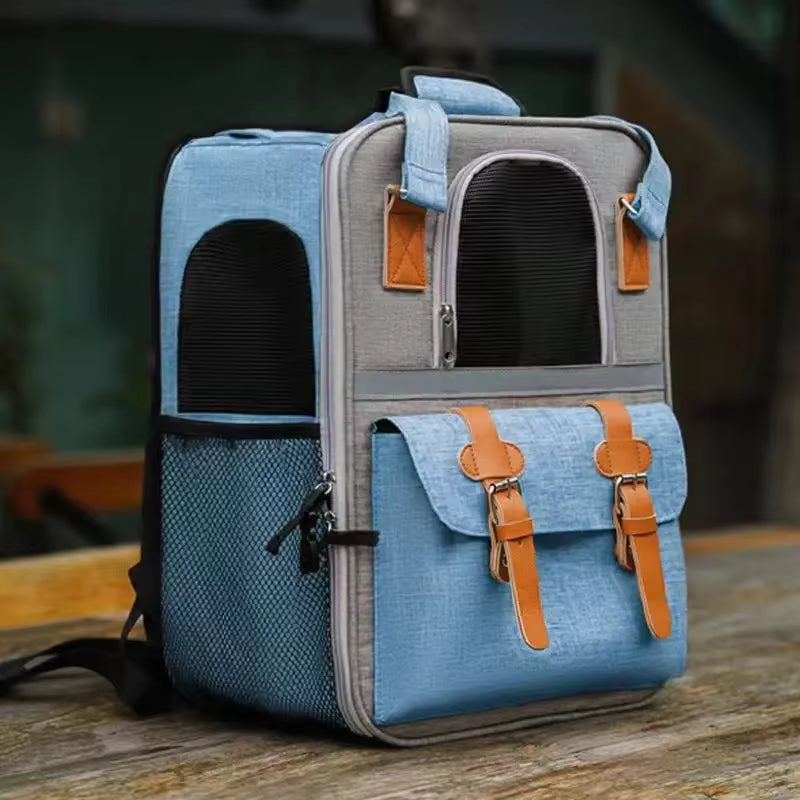 Ultimate Pet Backpack for Dogs and Cats - Spacious Travel Carrier Bag for Adventurous Pets