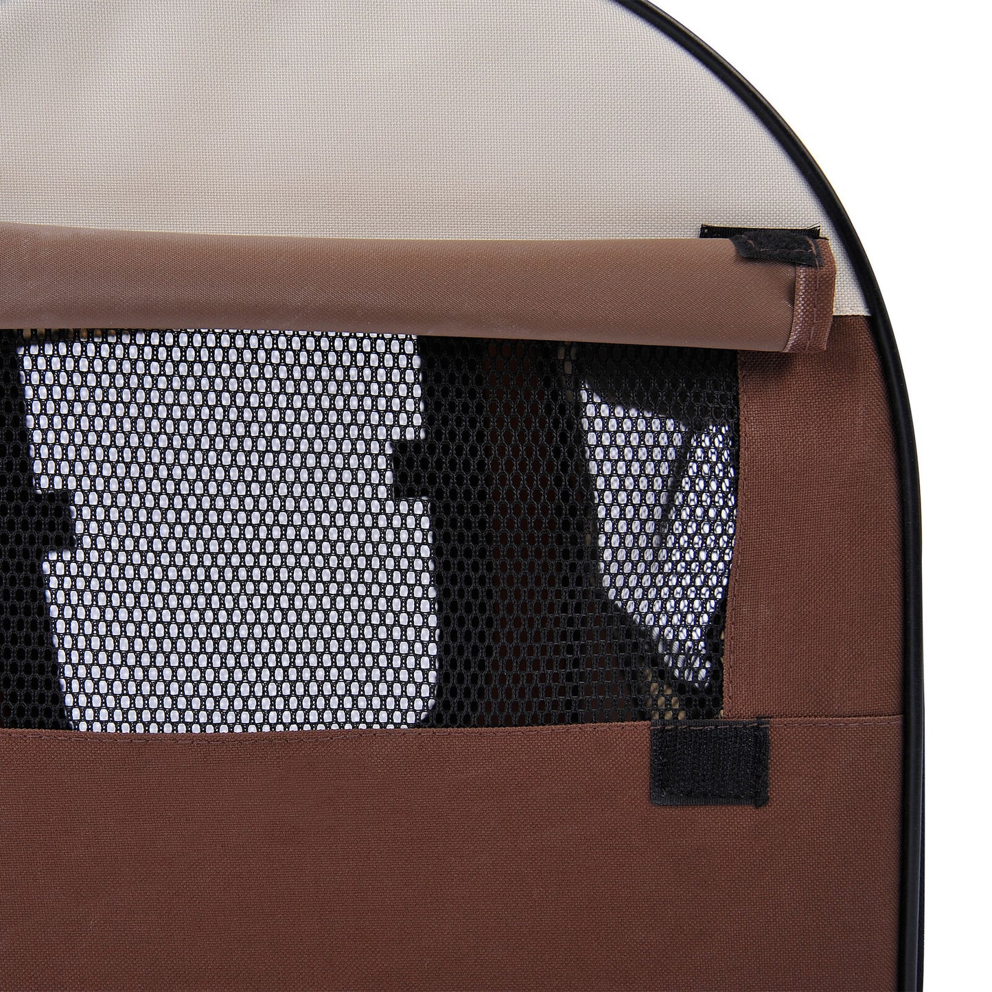 PawHut Folding Soft Pet Crate – Portable Fabric Travel Carrier for Dogs & Cats