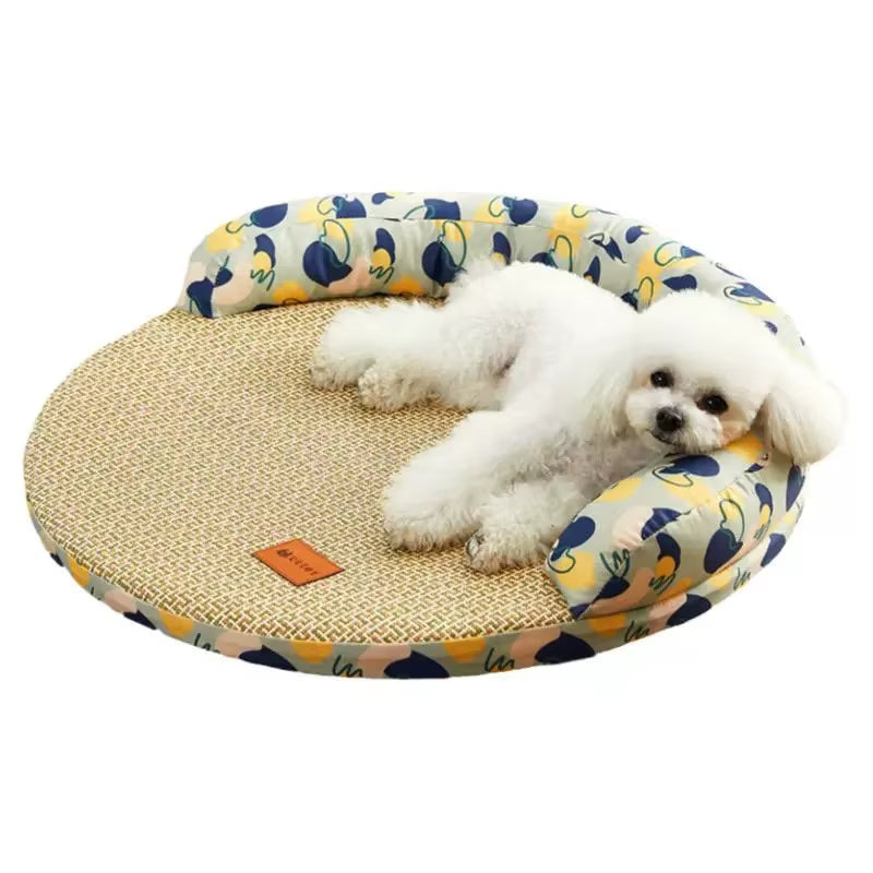 Cooling Summer Dog Bed – Breathable & Washable Sleeping Mat for Small & Medium Dogs