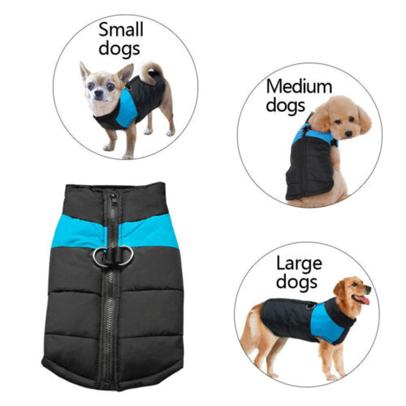 Waterproof Winter Dog Coat – Warm Outdoor Jacket Vest for Puppies & Small Dogs