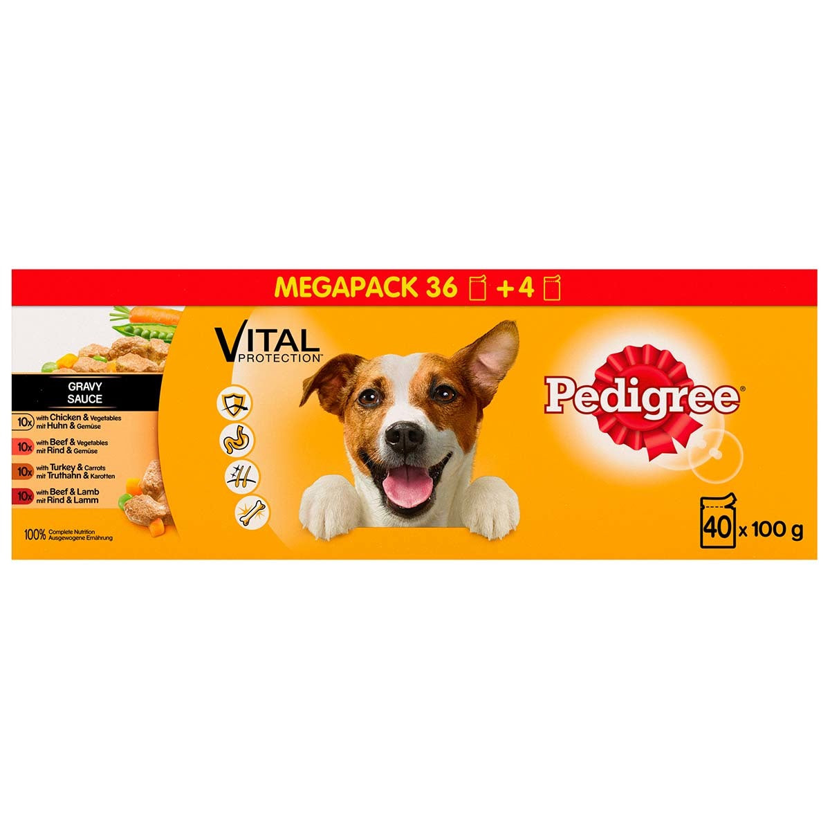 Pedigree Variety Pouches, 40 X 100G