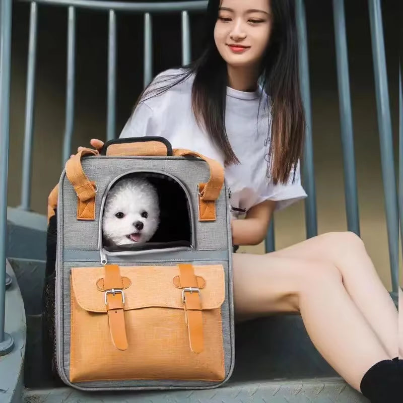 Ultimate Pet Backpack for Dogs and Cats - Spacious Travel Carrier Bag for Adventurous Pets
