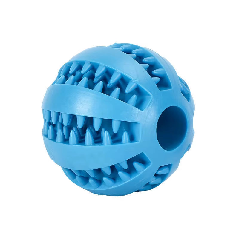 Extra-Tough Natural Rubber Dog Chew Toy – Interactive Treat & Tooth Cleaning Ball (5CM)