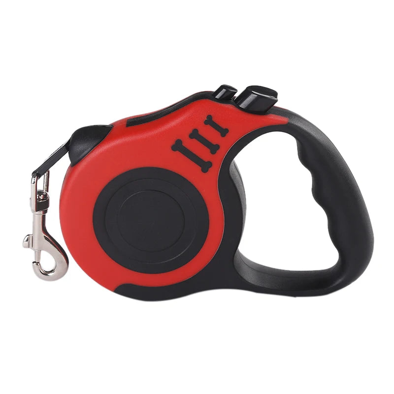 Retractable Dog Leash – Durable Nylon Lead for Small Dogs, Puppy Walking & Travel (3M/5M)