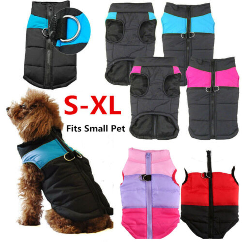 Waterproof Winter Dog Coat – Warm Outdoor Jacket Vest for Puppies & Small Dogs