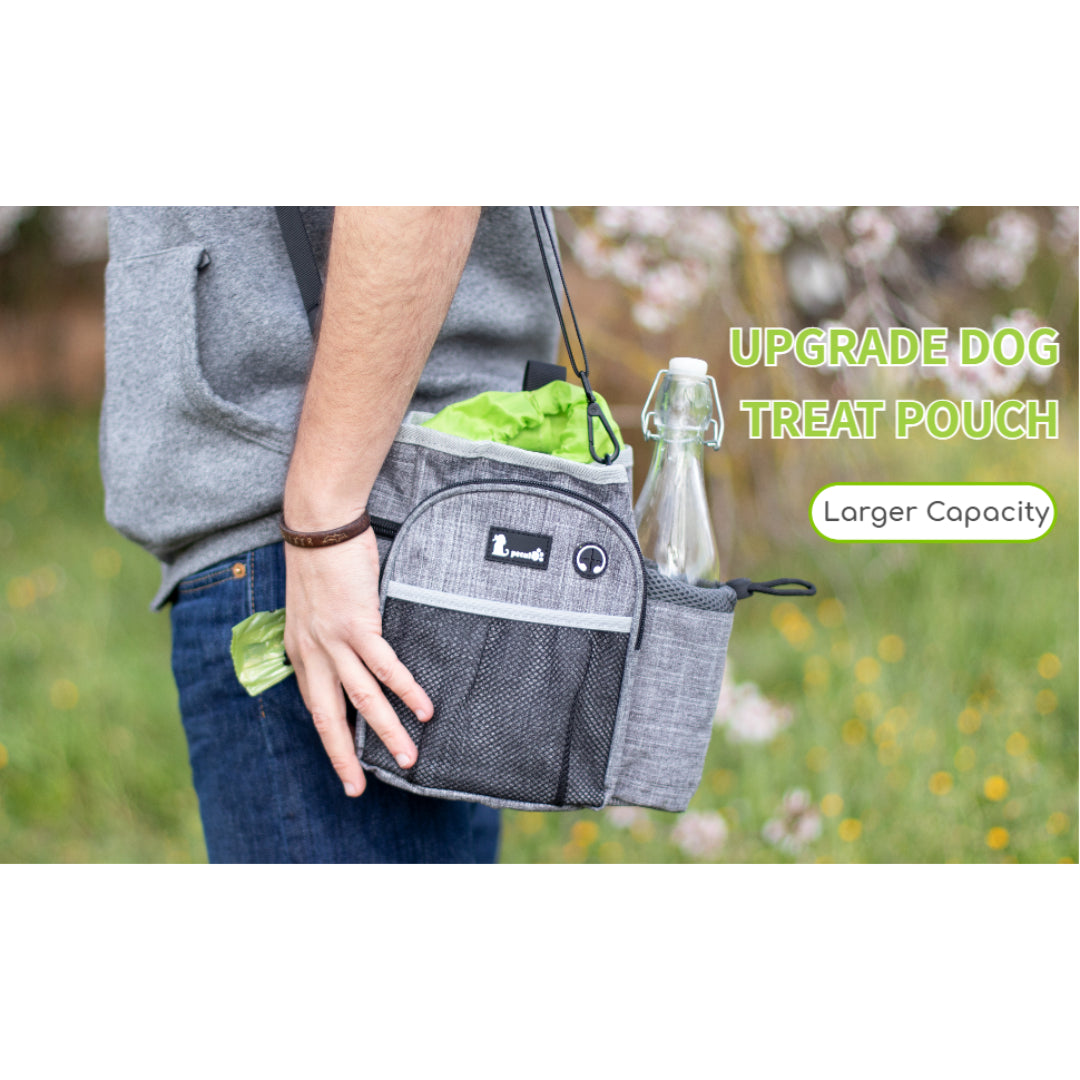 Pecute XL Dog Walking Bag with Water Bottle Holder