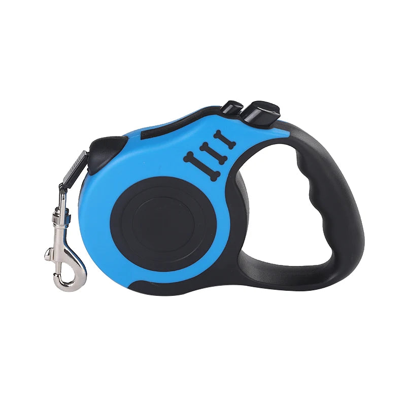 Retractable Dog Leash – Durable Nylon Lead for Small Dogs, Puppy Walking & Travel (3M/5M)