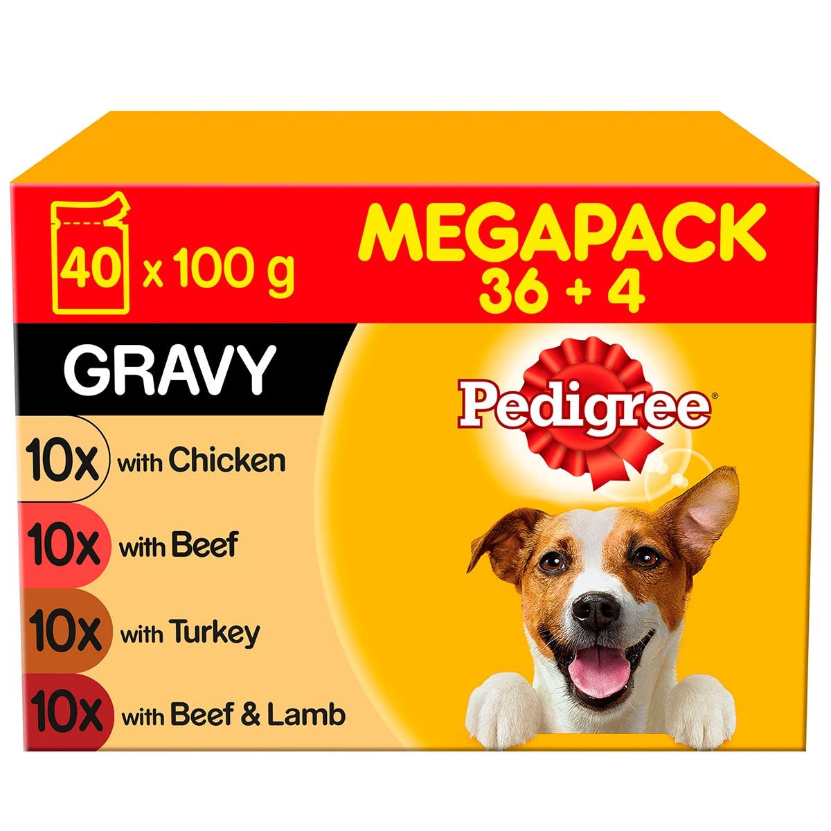 Pedigree Variety Pouches, 40 X 100G